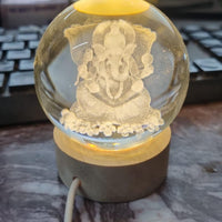 Ganesh Crystal LED Lamp