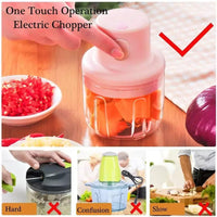 Mini Chopper 250ml Electric Vegetable Chopper