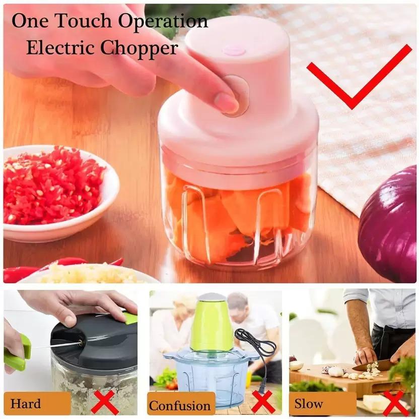 Mini Chopper 250ml Electric Vegetable Chopper