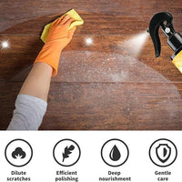 Natural Micro-Molecularized Beeswax Spray, Furniture Polish and Cleaner for Wood (Pack of 2)